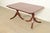 Baker Furniture Style Georgian Mahogany Double Pedestal Extension Dining Table, Newly Refinished For Sale - Image 18 of 18