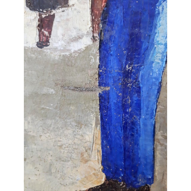 Mid Century Latino Mexico Market Painting For Sale - Image 16 of 16