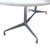 Mid 20th Century Mid 20th Century Eames for Herman Miller Executive Series Marble-Top Chrome Base Table, Attributed For Sale - Image 5 of 8