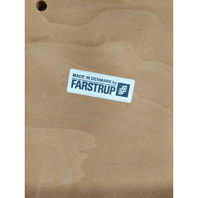 Wood Pair of Vintage Danish Modern Dining Chairs by Farstrup For Sale - Image 7 of 7