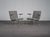 A striking pair of model 1401 armchairs designed by wim rietveld for gispen in 1954. Characteristic of rietveld’s...