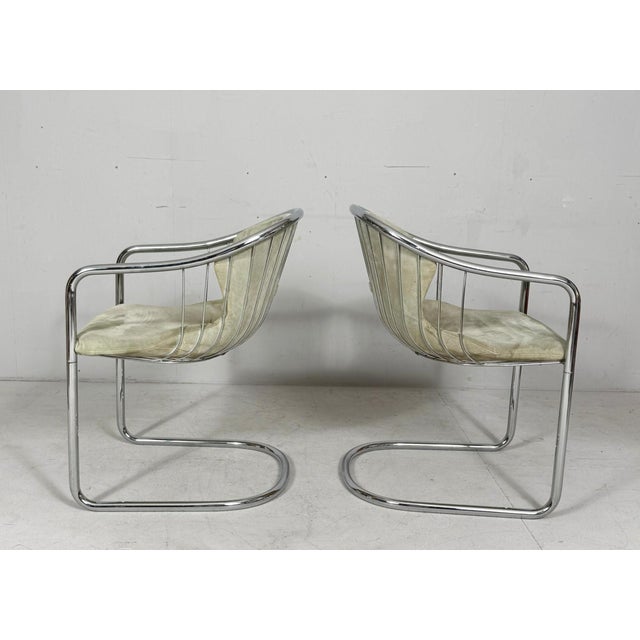 Forest Green Vintage Cantilever Chairs by Gastone Rinaldi for Rima, 1970s, Set of 4 For Sale - Image 8 of 18