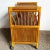 1990s Boho Chic Bamboo Rattan and Wicker Bar Cart For Sale - Image 5 of 10