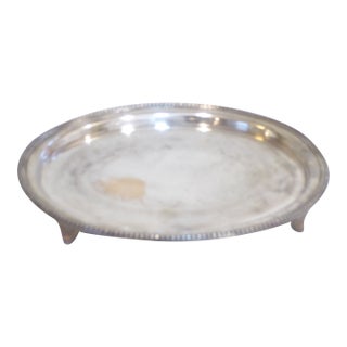 Vintage Sheffield Silver Trays - Set of 2 For Sale