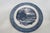 Mid 20th Century Mid-Century Modern Currier and Ives Large Blue Chop Plates Getting Ice Pattern - a Pair For Sale - Image 4 of 10