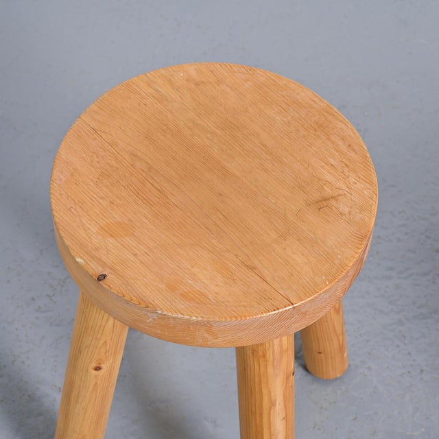 Stools attributed to René Martin for Méribel, 1965, Set of 2 For Sale - Image 9 of 12