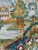 Vintage Silk Screen Printed Tapestry Verdure Chantilly, 1960s For Sale - Image 16 of 18