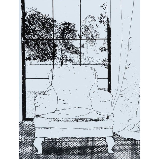 Through the Window Poster after David Hockney For Sale - Image 3 of 7