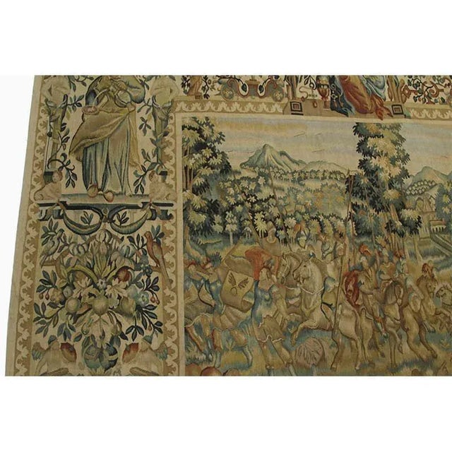 1990s Celebration of Battle 16th Century Tapestry Recreation For Sale - Image 4 of 12