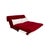 Multy Fabric Red and White Cream Manual Function Three-Seater Sleeper Sofa by Ligne Roset For Sale - Image 5 of 14
