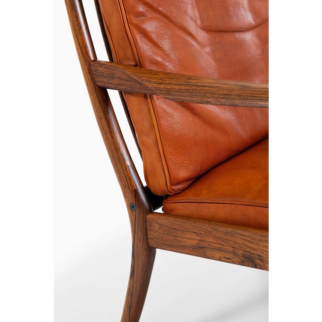 Metal Set of Swedish Model Samsö Lounge Chairs by Ib Kofod-Larsen for OPE, 1950s For Sale - Image 7 of 11