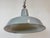 Vintage British Industrial Grey Enamel Factory Pendant Lamp, 1960s For Sale - Image 6 of 18