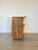 1970s bamboo bar cabinet, top height 83cm, top diameter 42cm.