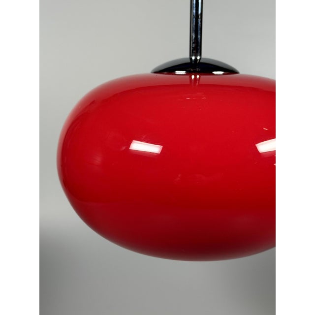1970s Space Age Glass Pendant Lamp, 1970s For Sale - Image 5 of 18