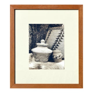 Indian Baskets - Set of 3 Photographs by Nancy Maynard For Sale