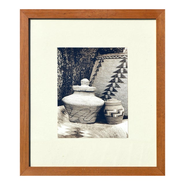 Indian Baskets - Set of 3 Photographs by Nancy Maynard For Sale