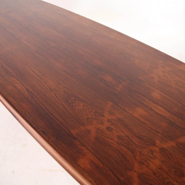 Large Extendable Rosewood Coffee Table, 1970s For Sale - Image 6 of 13