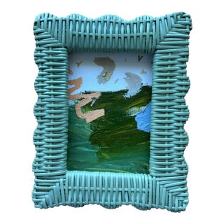 2023 Ak Hardeman Studio Sketch Painting of a Fantastical Landscape, Framed For Sale