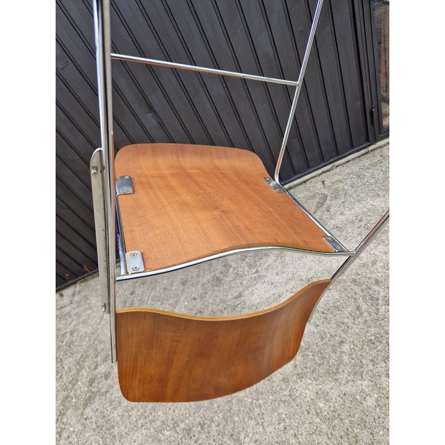 Vintage 40/4 Stacking Dining Chair by David Rowland for GF in Bent, 1990 For Sale - Image 4 of 8