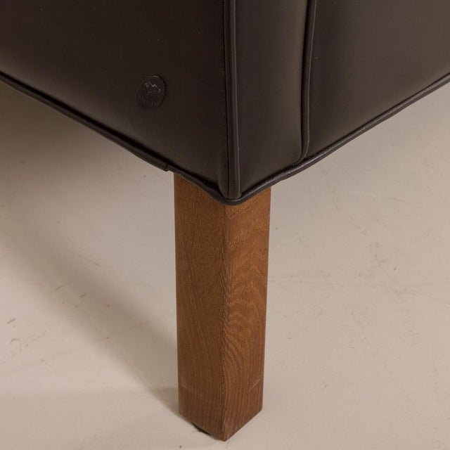 Danish Black Aniline Leather Sofa by Hurup, 1980s For Sale - Image 15 of 18