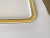 1940s White Yellow and Grey Plastic Tray, France, 1970s For Sale - Image 5 of 10