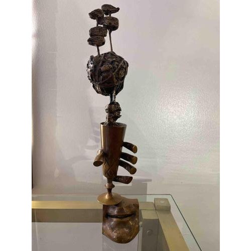 Bronze Sculpture by Novello Finotti, 1980s For Sale - Image 6 of 15