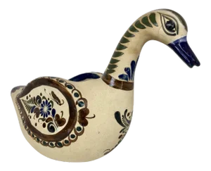 Studio Pottery Duck Cache pot Mexico
