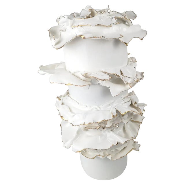 Rrippeled Beauty Sculpture by Dora Stanczel For Sale