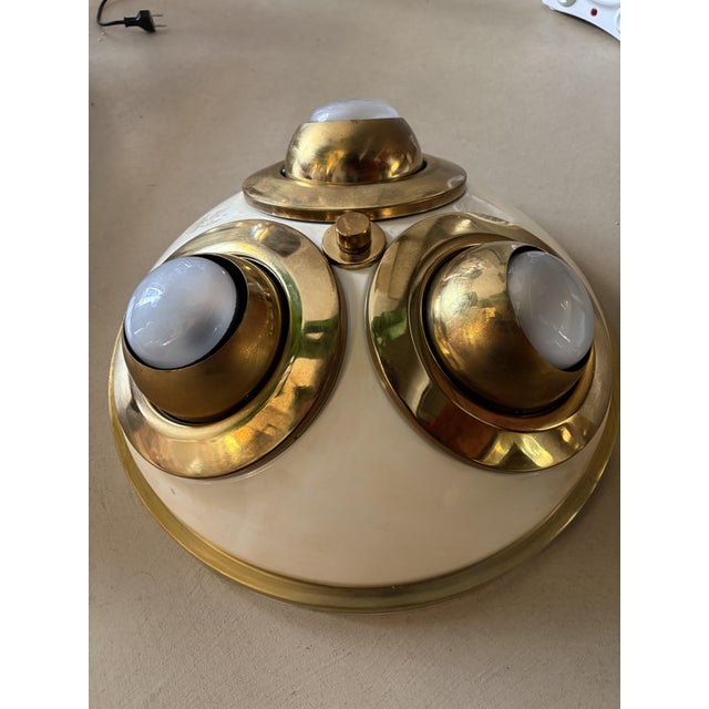 Metal Vintage Ceiling Lamp from Arredoluce, 1955 For Sale - Image 7 of 7