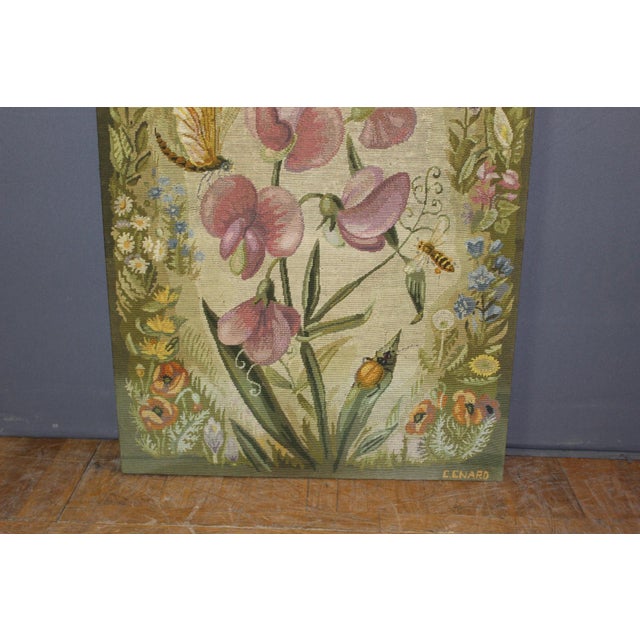 Art Nouveau Tapestry by Colette Enard, 1950s For Sale - Image 3 of 13