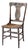 Antique 19th Century Painted Lyre Back Chair For Sale