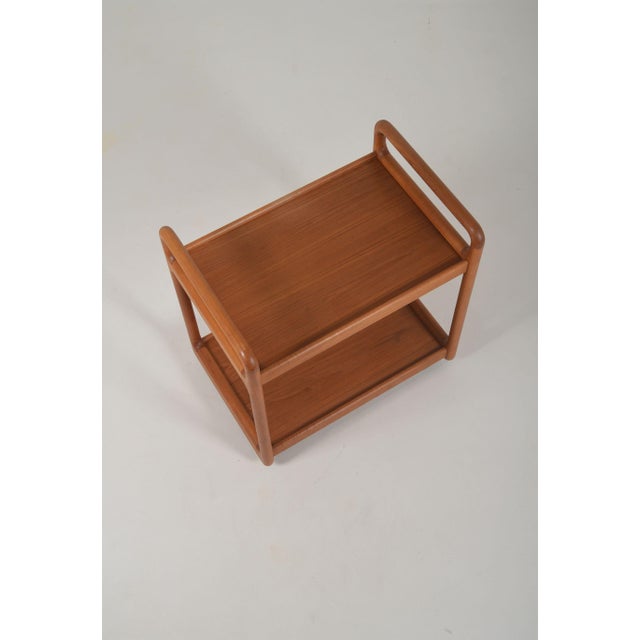 Mid-Century Modern Danish Serving Trolley by Poul Cadovius for Cado, 1960s For Sale - Image 3 of 7