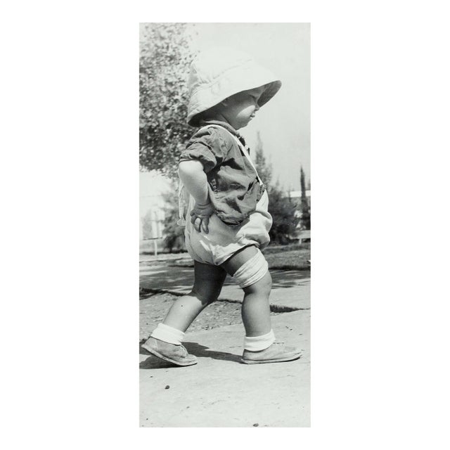 Peter Merom, Large Mounted Vintage Silver Gelatin Israeli Kibbutz Photograph For Sale