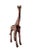 Copper Antique Copper Finish Metal Giraffe Sculpture For Sale - Image 8 of 10