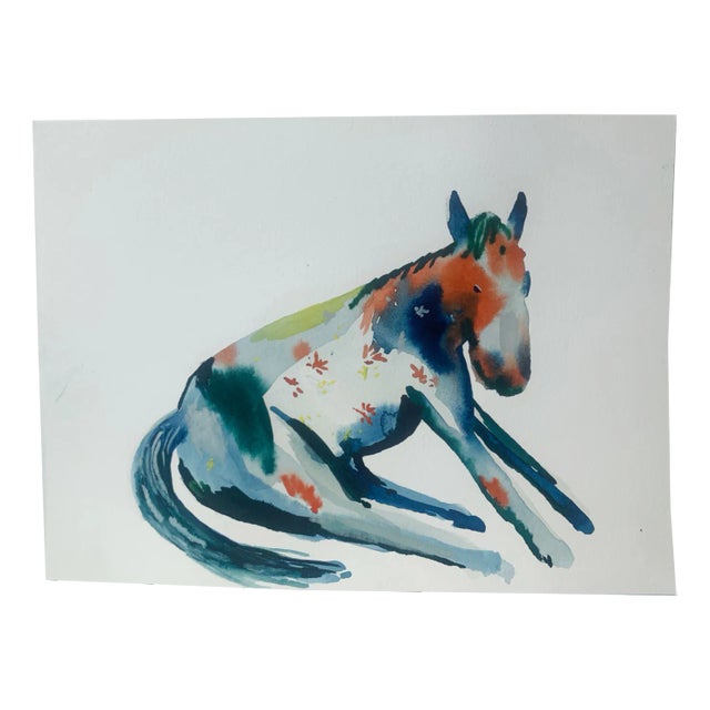 Hanna Ilczyszyn, Nocefresca (Milis, Sardinia), Watercolour, 2024 For Sale