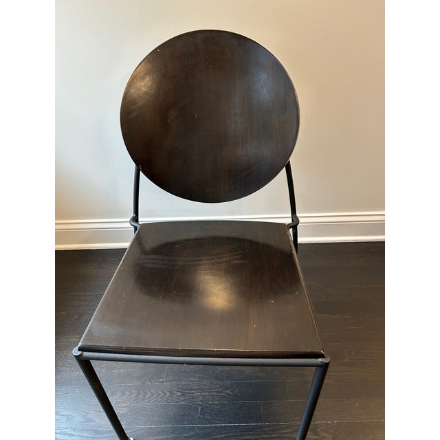 Set of 8 Attributed to Dakota Jackson Memphis Style Vik-Ter Side Chairs For Sale In Chicago - Image 6 of 8
