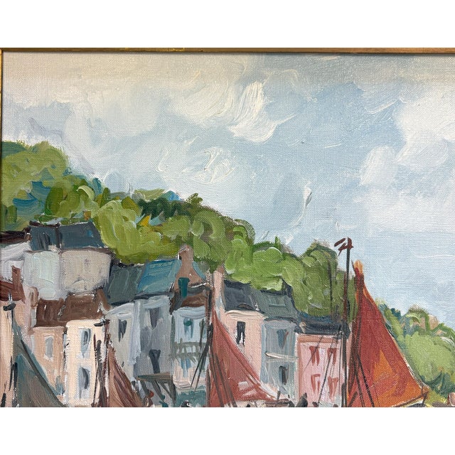 Mid 20th Century Original Signed & Framed Oil Painting on Canvas by 'Fernand Herbo' (France, 1904-1995) For Sale - Image 5 of 12