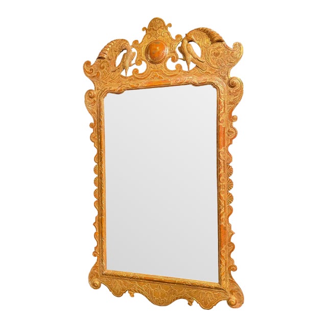 Fine 18th Century English Giltwood Mirror For Sale