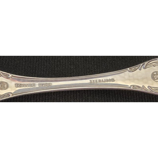 Mid-Century Modern Debussy by Towle 1959 Sterling Silver Flatware 12-Place Set, 88 Pieces For Sale - Image 3 of 18