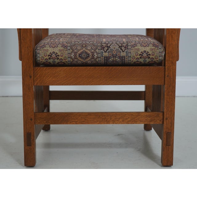 Set of 6 Stickley Mission Oak Dining Room Chairs For Sale In Philadelphia - Image 6 of 18