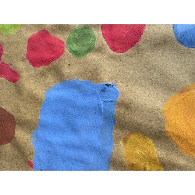 Mouvement Peinture Fondamentale, Galerie am Rathaus Timm Gierig Frankfurt, Gouache, 1990s For Sale - Image 4 of 6