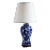 Blue & White Cherry Blossom Ginger Jar Table Lamp For Sale