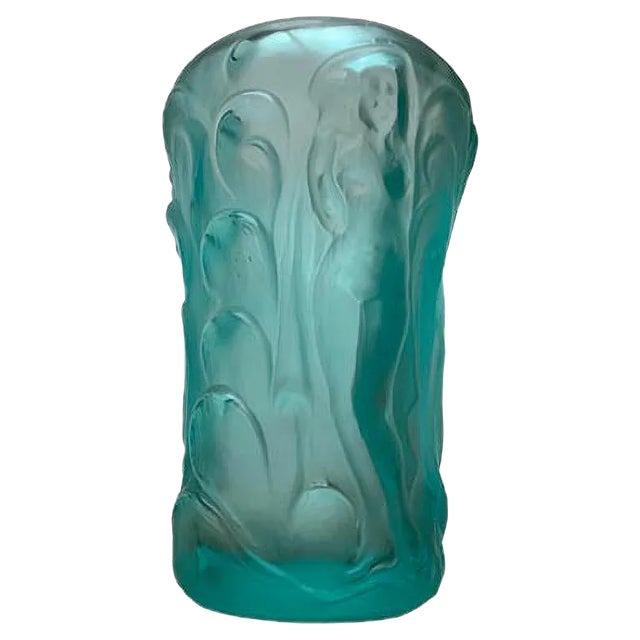 Vintage Glass Vase For Sale