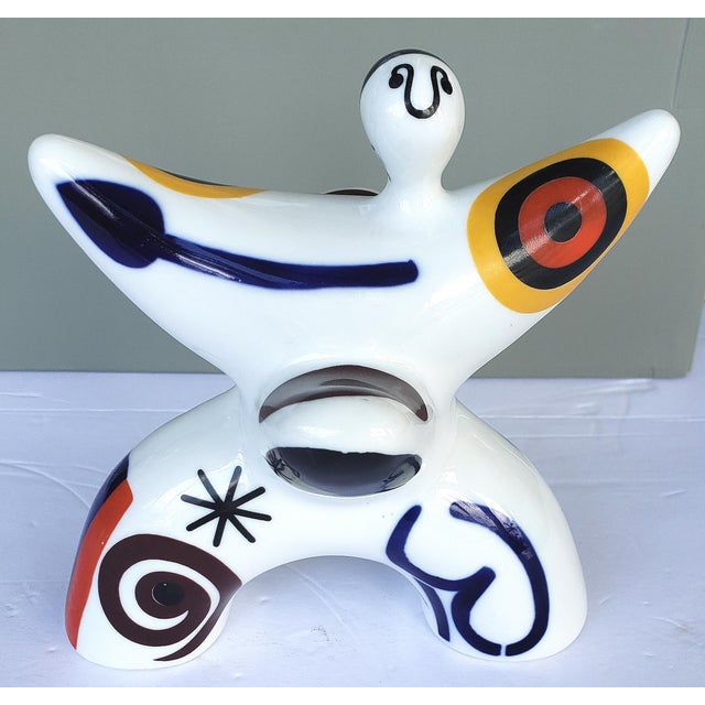 Vintage Ceramic Joan Miro Sculpture by Sargadelos, Spain Chairish