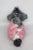 Ceramic Japanese Lusterware Iridescent Pink and Black Man in Kimono Figurine For Sale - Image 7 of 12
