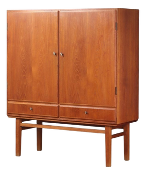 Vintage Scandinavian Teak Wardrobe, 1960s