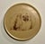 Traditional Set of 4 Vintage Honiton Pottery England Round Ceramic Dogs Coasters For Sale - Image 3 of 8