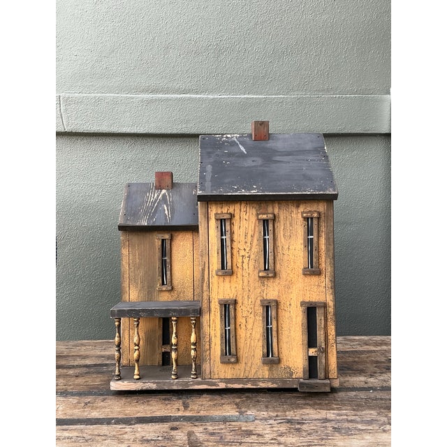 Goldenrod Vintage Patinated Large Bird House For Sale - Image 8 of 12