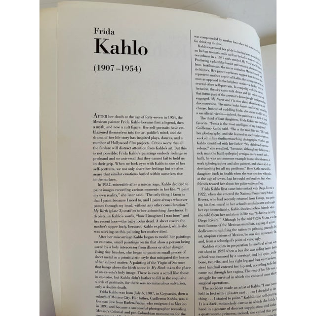1990s Frida Kahlo 15 Large Format Color Plates Book by Hayden Herrera Rizzoli Art Series Book For Sale - Image 5 of 12
