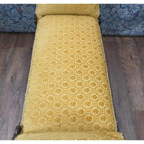 Yellow Antique Regency Stool or Window Seat, 1820s For Sale - Image 8 of 9
